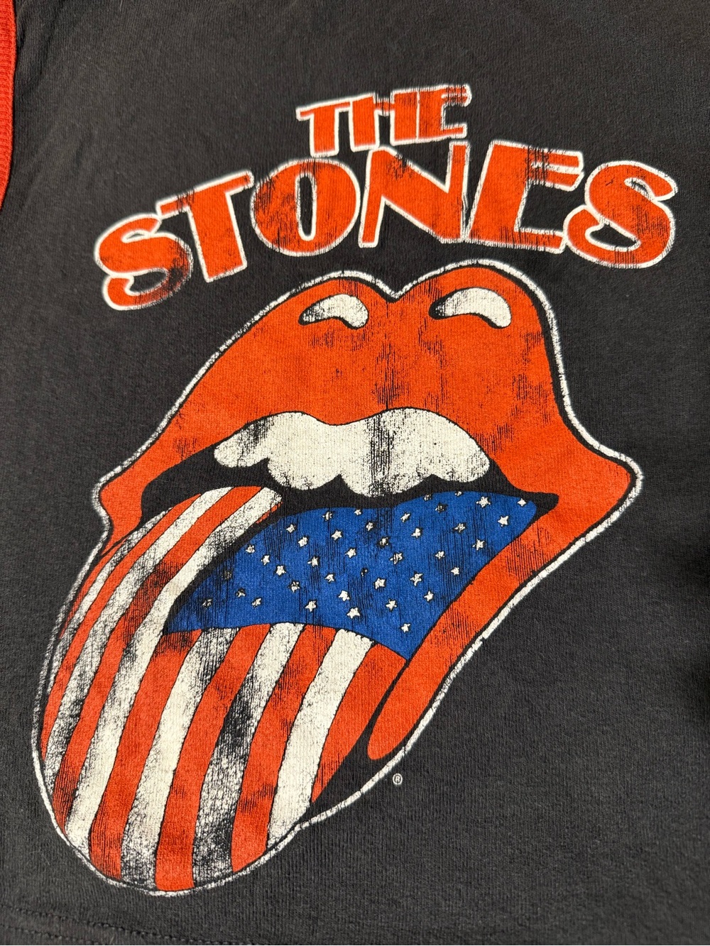 Rolling Stones USA Flag Tongue Graphic Tank Top Large - Picture 4 of 4